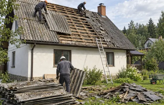Демонтаж старой кровли