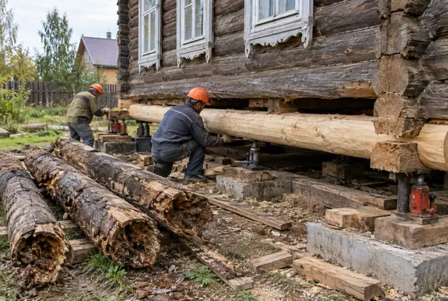 Новые нижние венцы