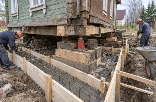 Ремонт фундамента