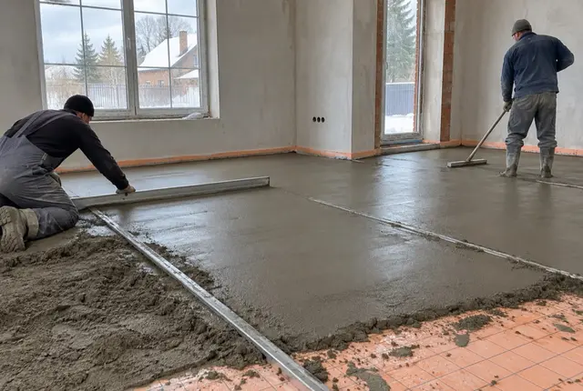 Утеплённая стяжка