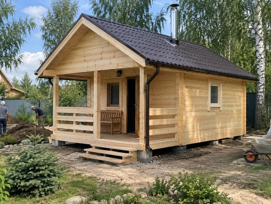 Бани, беседки и террасы на участке
